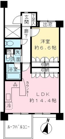 エストライフつつじヶ丘三番館 間取り図