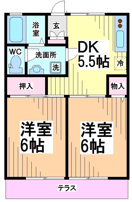 神奈川県川崎市多摩区宿河原３丁目 間取り