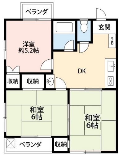 ヴィラアライ成城 間取り図
