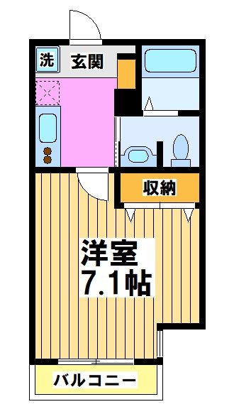 パレ・ド・フルール 間取り図