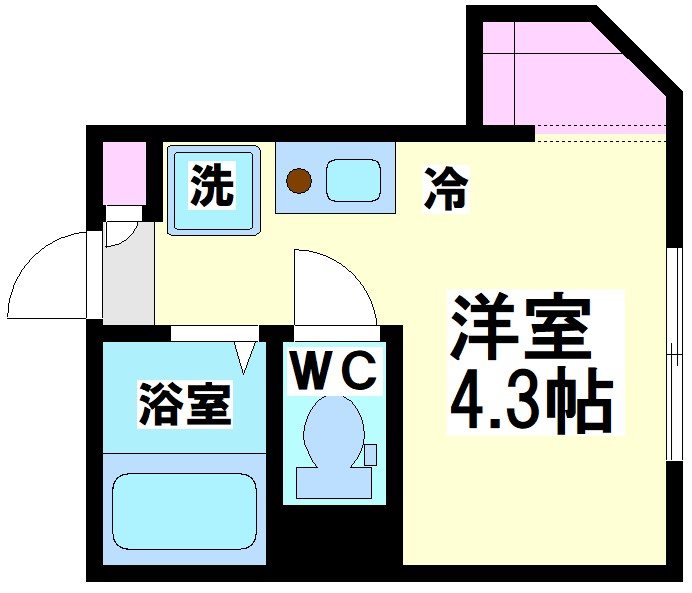 DIOL下北沢 間取り