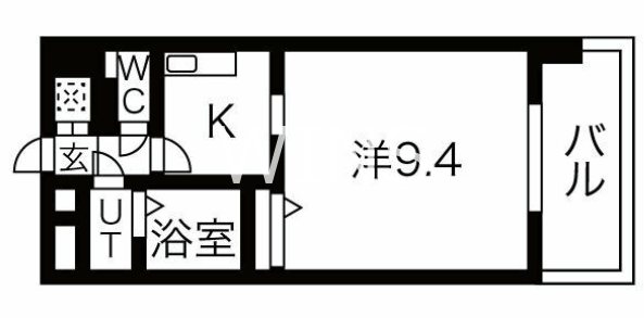 福岡県福岡市中央区荒戸１丁目 間取り