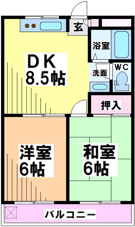 プレステージ狛江 間取り