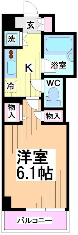 ジェイフラッツ初台　  間取り