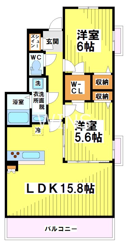 福岡県福岡市東区筥松３丁目 間取り