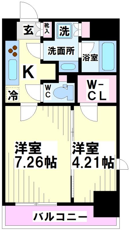 ミュージシャンズヴィラ幡ヶ谷 間取り図