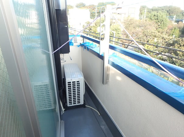 ルーブル若葉町 ベランダ