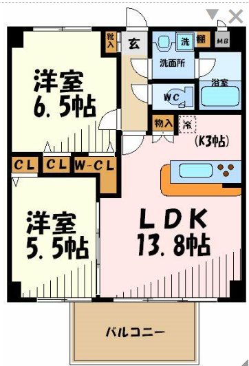 グラーレバイロイト 間取り図