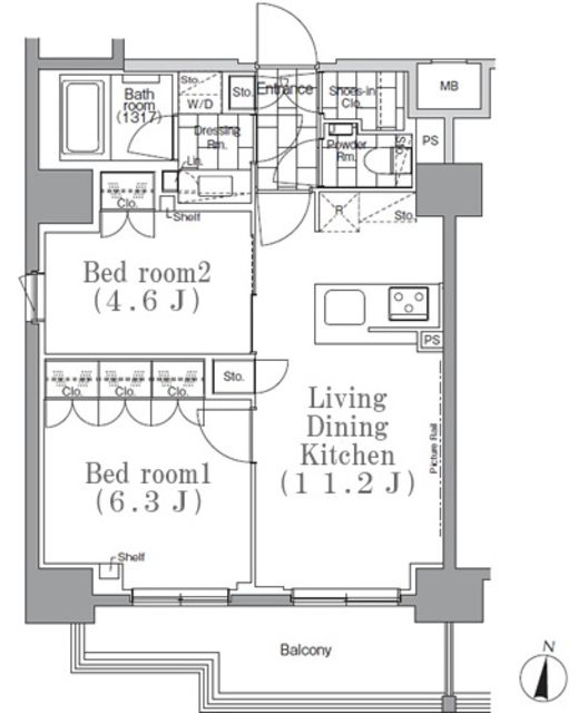 JPnoie下高井戸 間取り図