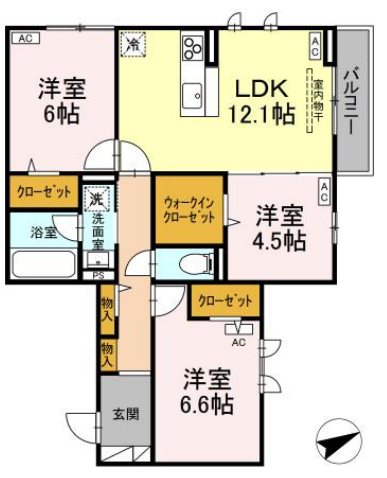 クラシアス 間取り