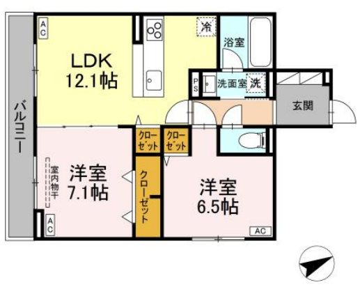 クラシアス 間取り