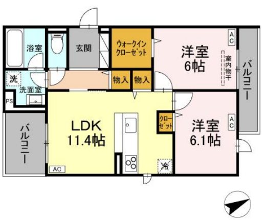クラシアス 間取り