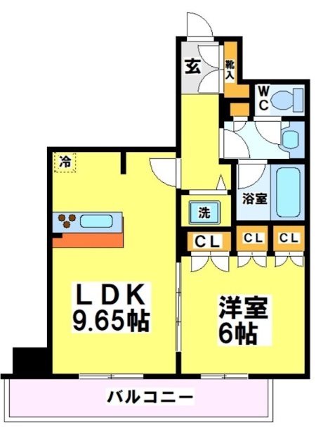 メルクマール京王笹塚レジデンス 間取り図