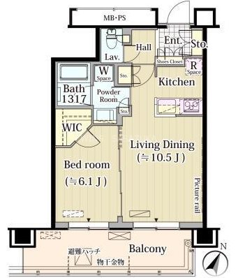 メルクマール京王笹塚レジデンス 間取り図