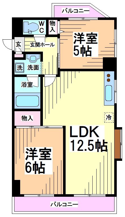 神奈川県川崎市多摩区生田３丁目 間取り