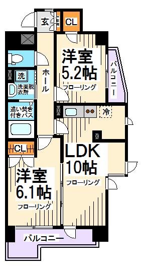 KDXレジデンス上北沢 間取り