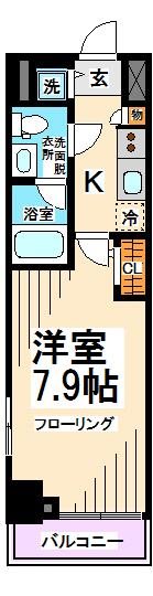 スカイコートパレス明大前   間取り図