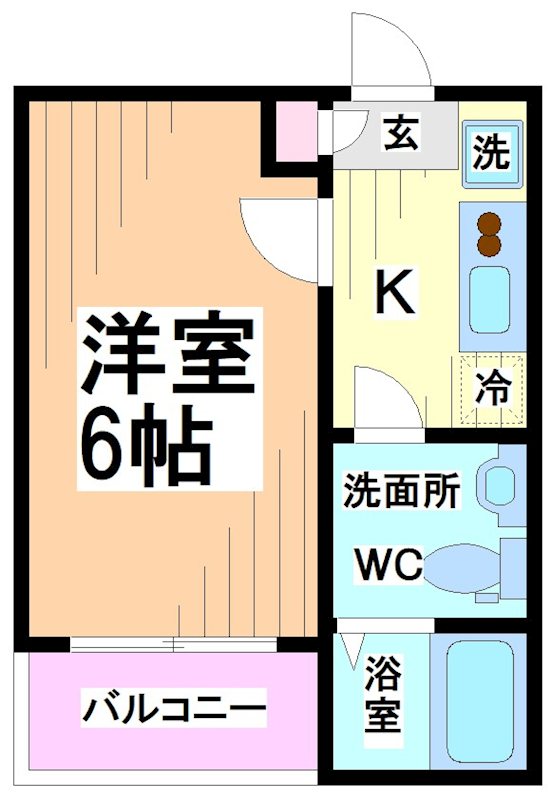 神奈川県川崎市多摩区登戸 間取り