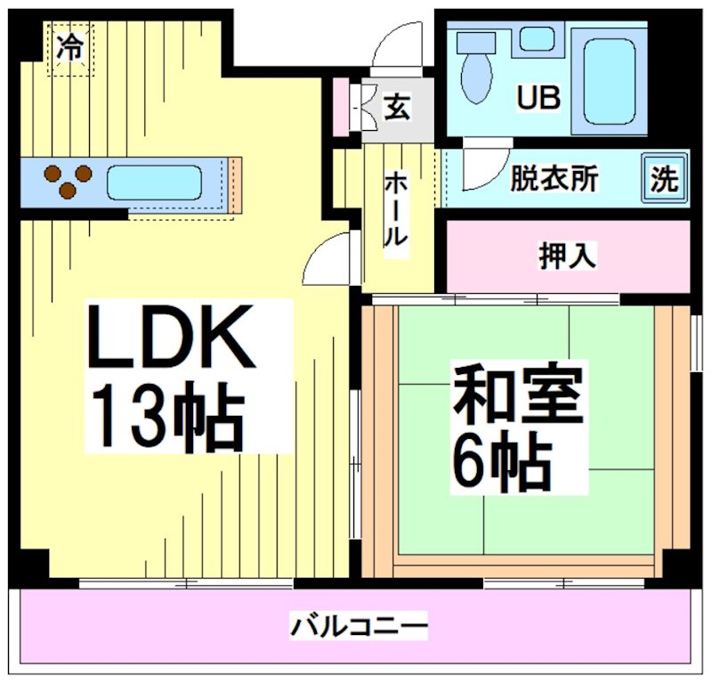 神奈川県川崎市多摩区登戸 間取り