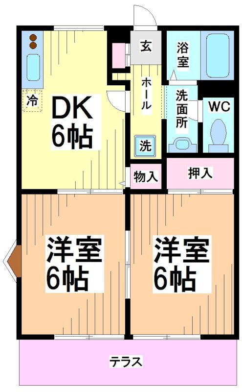 神奈川県川崎市多摩区長尾７丁目 間取り