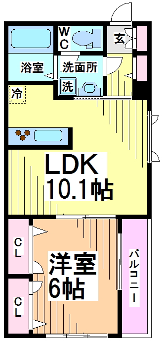D-Ｆlat 間取り