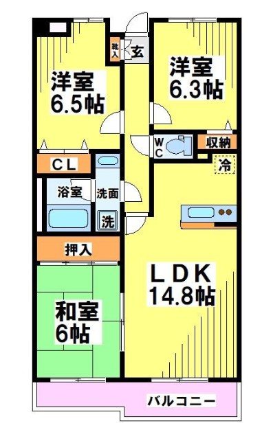 東京都調布市国領町７丁目 間取り