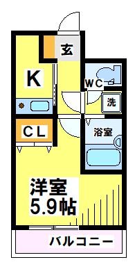 東京都府中市宮西町３丁目 間取り