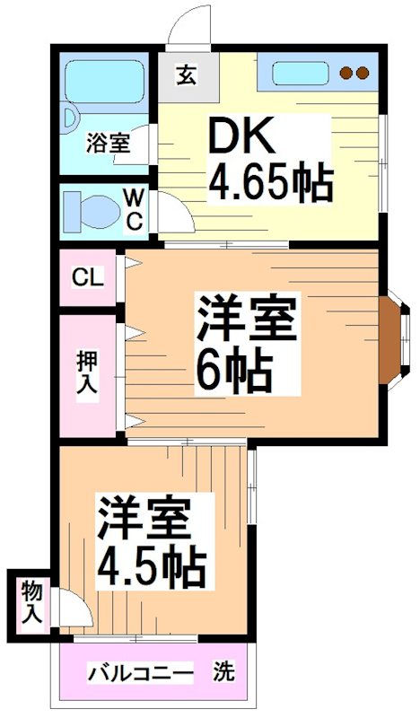 神奈川県川崎市多摩区生田１丁目 間取り