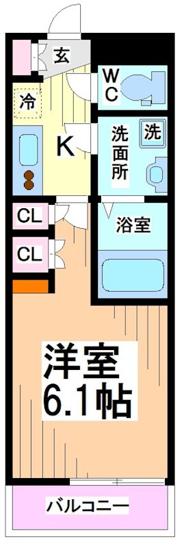 神奈川県川崎市多摩区登戸 間取り