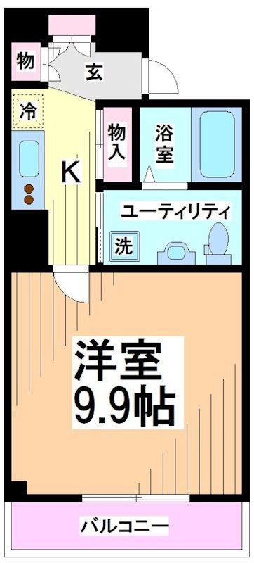 神奈川県川崎市多摩区布田 間取り