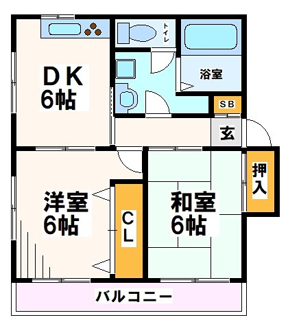 東京都府中市南町４丁目 間取り