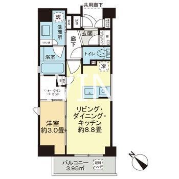福岡県福岡市博多区店屋町 間取り
