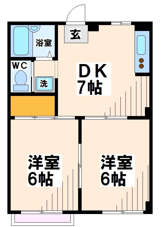 東京都府中市緑町２丁目 間取り
