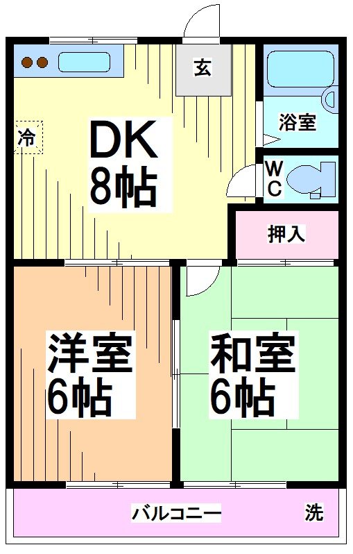神奈川県川崎市多摩区生田２丁目 間取り
