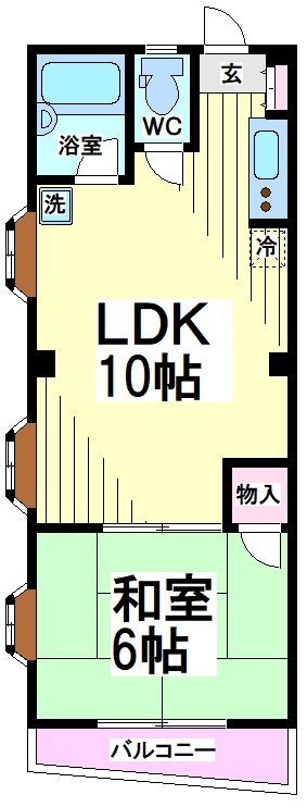 神奈川県川崎市多摩区中野島３丁目 間取り