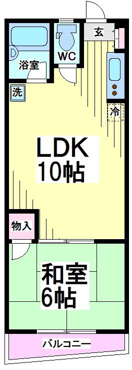神奈川県川崎市多摩区中野島３丁目 間取り