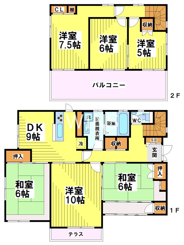 福岡県福岡市東区水谷２丁目 間取り