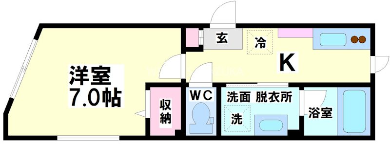 KITAZA和 間取り