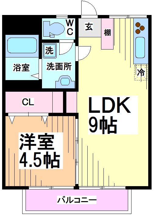 東京都狛江市中和泉３丁目 間取り