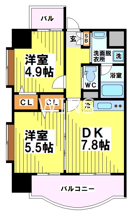 福岡県福岡市東区松島３丁目 間取り