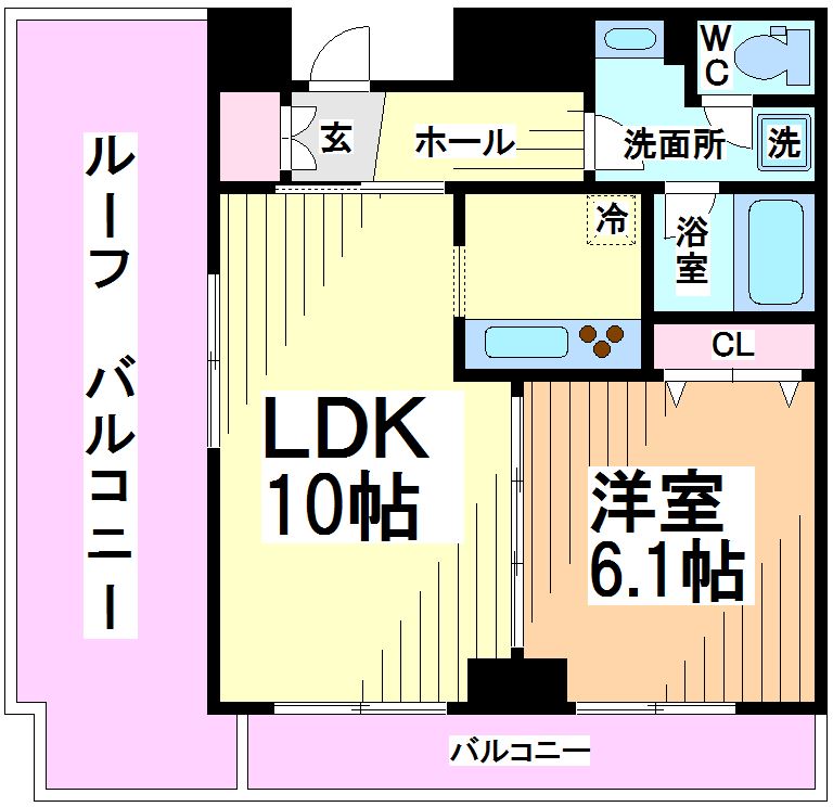 トーシンフェニックス初台  間取り