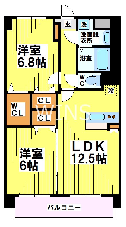 福岡県福岡市博多区東比恵４丁目 間取り