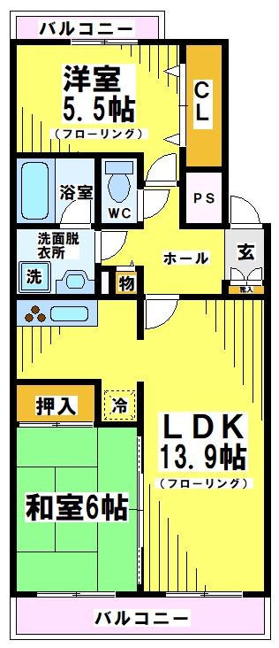 東京都府中市天神町１丁目 間取り