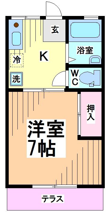 神奈川県川崎市多摩区登戸 間取り