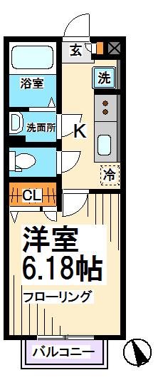 グローリー赤堤  間取り