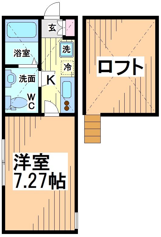 神奈川県川崎市高津区久地４丁目 間取り