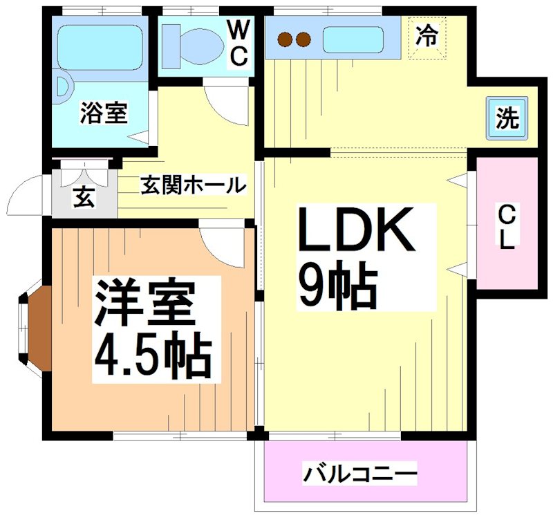 神奈川県川崎市多摩区登戸 間取り