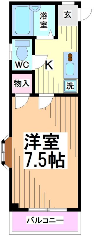 神奈川県川崎市多摩区長尾１丁目 間取り