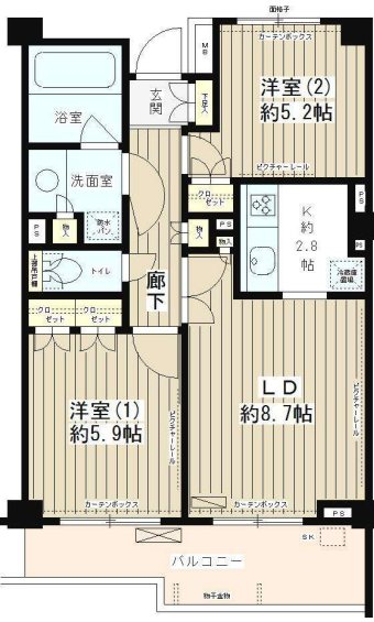 クラッサ成城 間取り