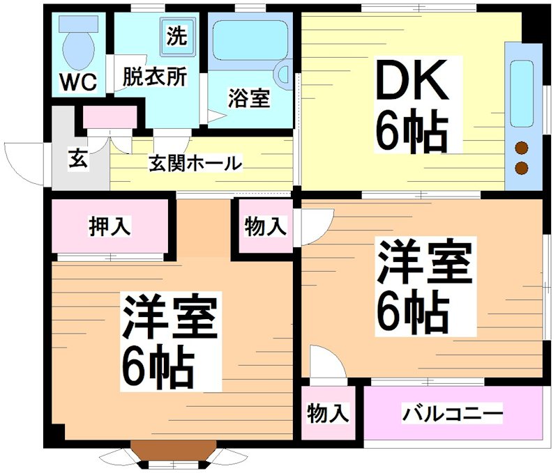 神奈川県川崎市多摩区菅稲田堤２丁目 間取り